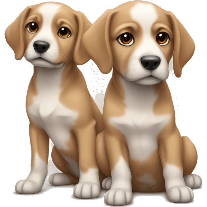 couple of puppies emoji