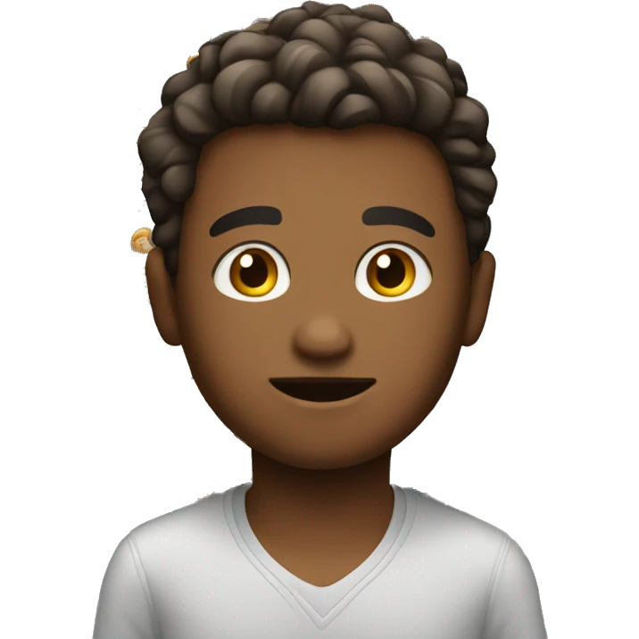 Medium cute boy who’s super busy emoji