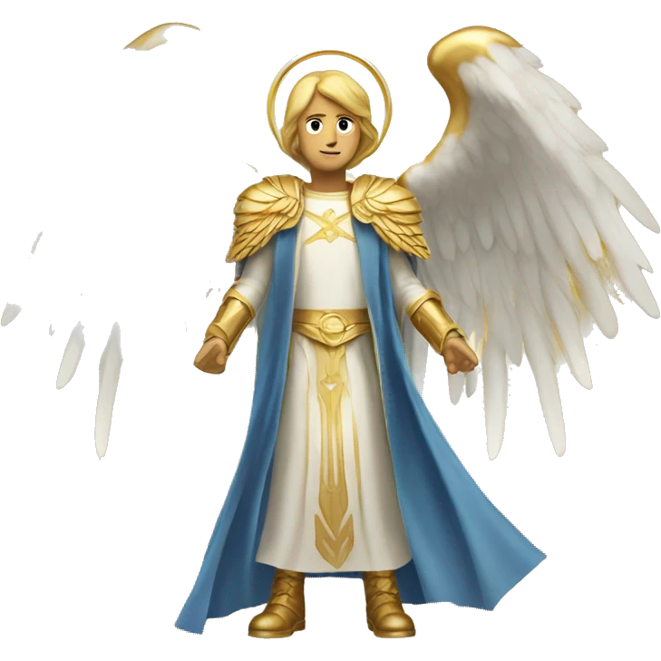 golden wings of the archangel emoji