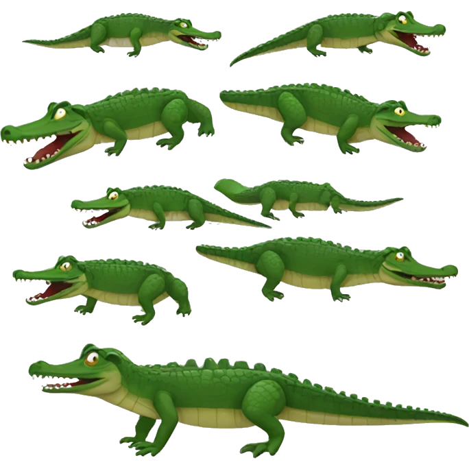 crocodile animation emoji