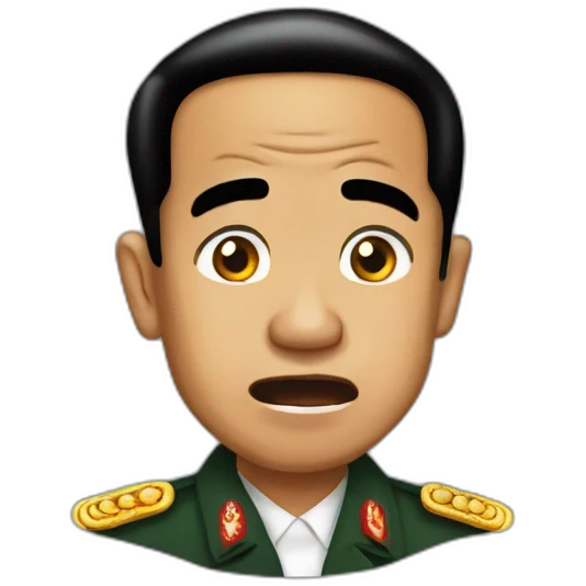 President Jokowi shocking emoji