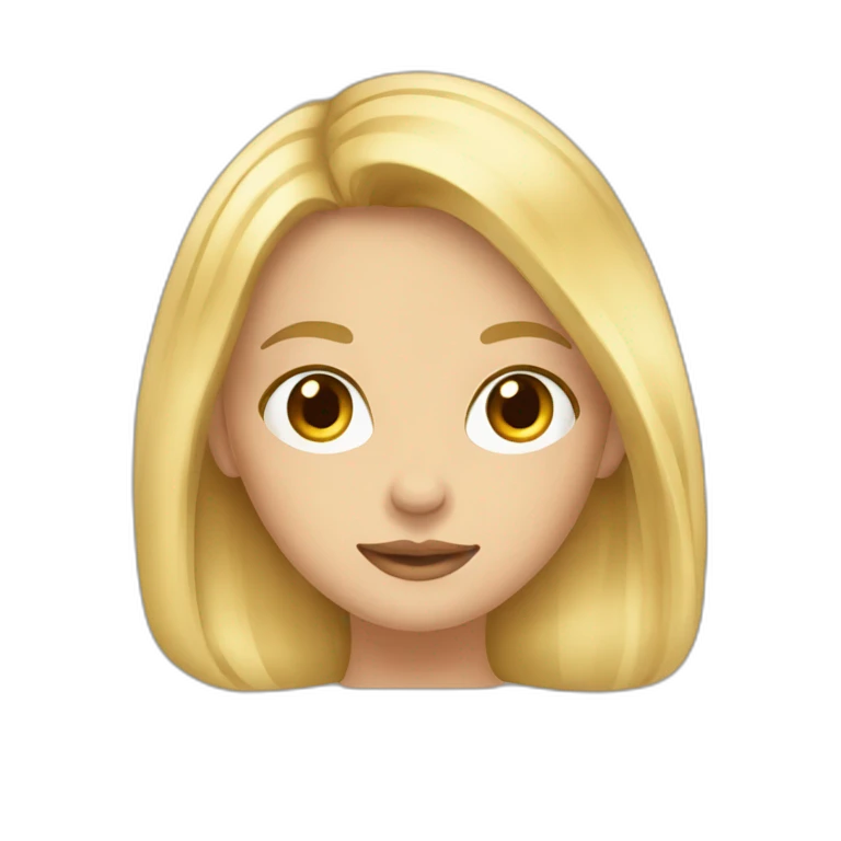 Fille blonde qui embrasse un métisse avec les cheveux court emoji