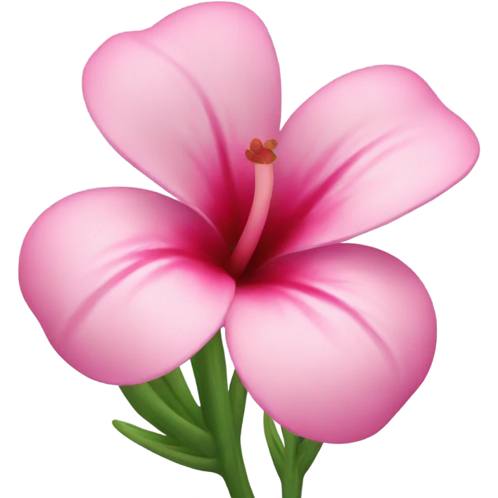 Tropical flower pink emoji