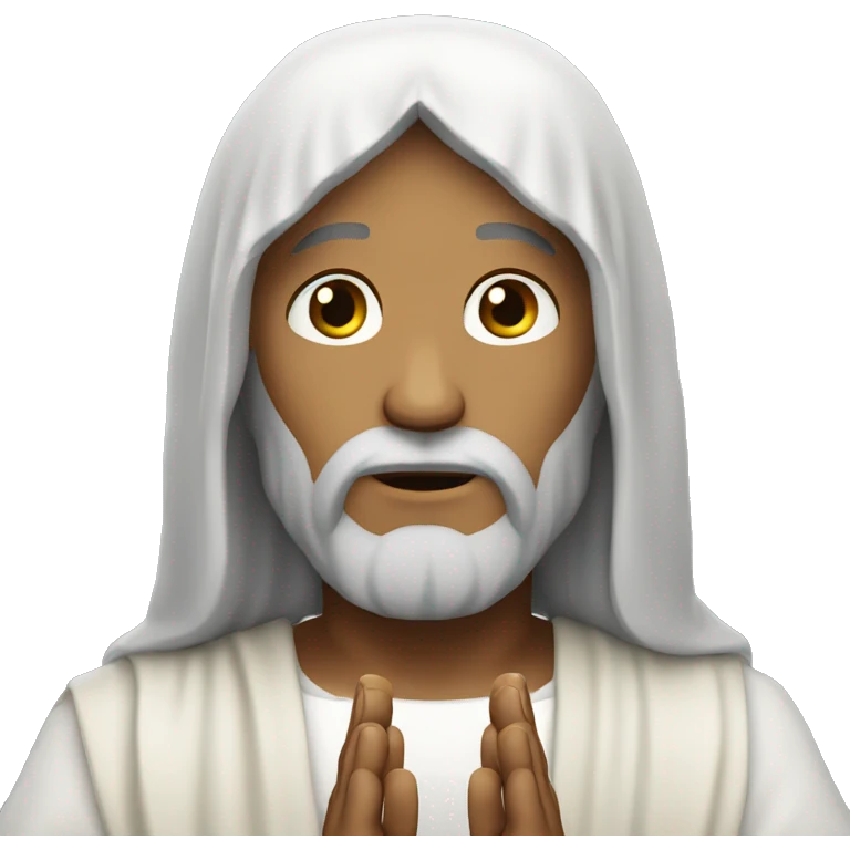 jesus christ pray emoji