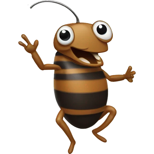 cucaracha bailando emoji