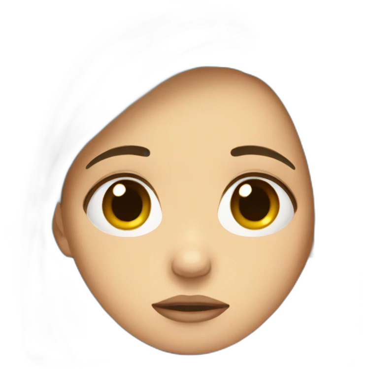 Sad girl emoji