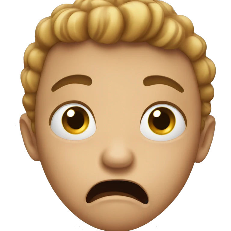 Shocked scared  emoji