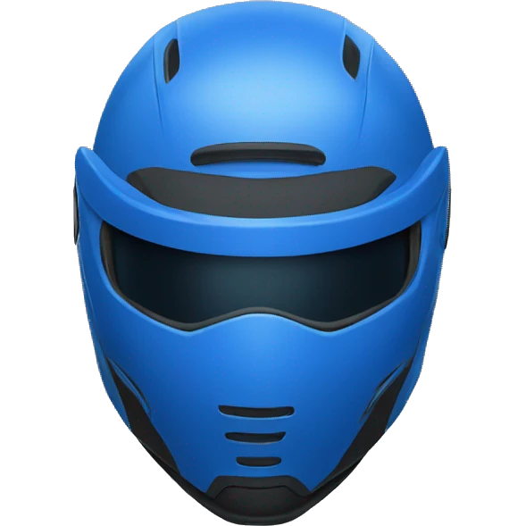 blue motorbike helmet emoji
