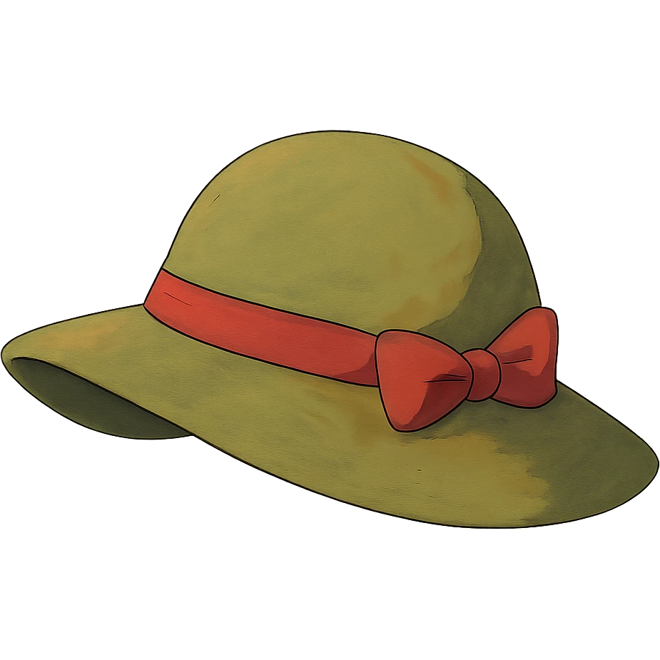 ghibli style hat emoji