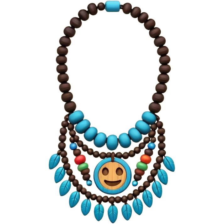 hippie necklace emoji