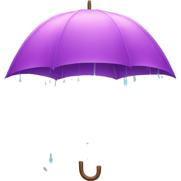 Raining  emoji