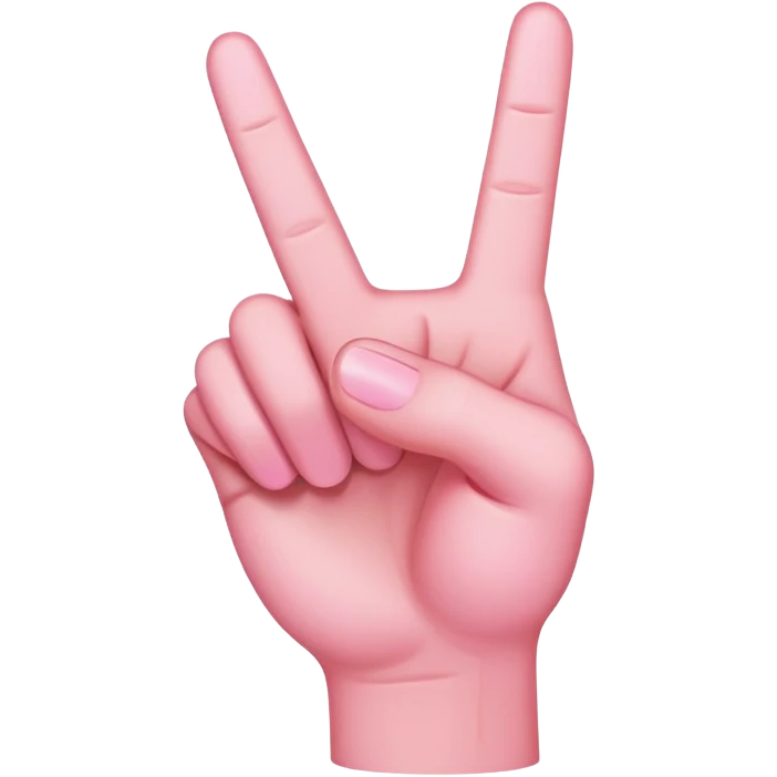pink middle finger emoji
