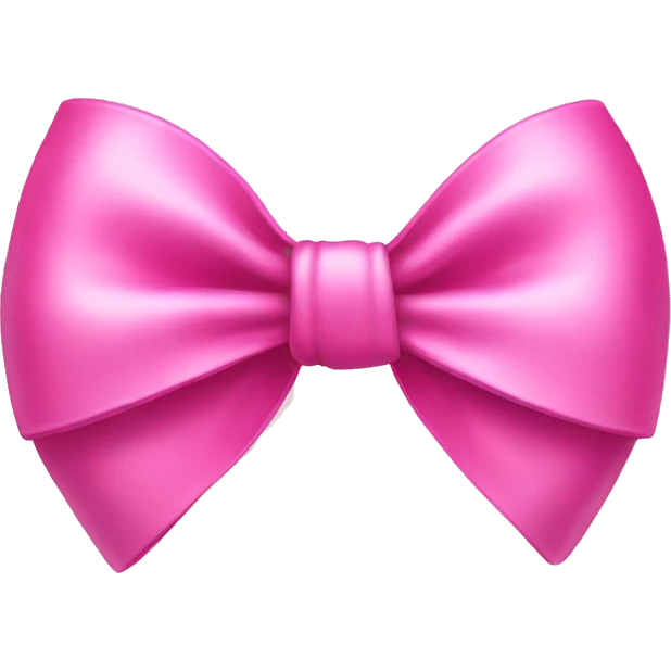 pink bow emoji