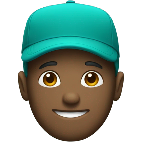 teal hat emoji