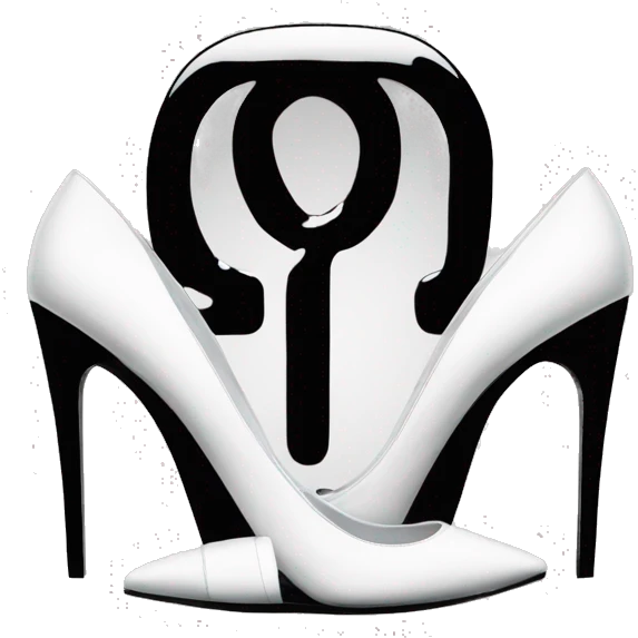 Ysl logo heels emoji