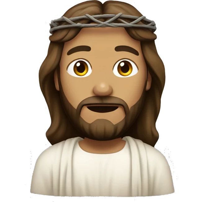 Jesus on cross emoji