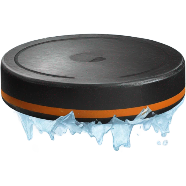 Hockey funny puck emoji