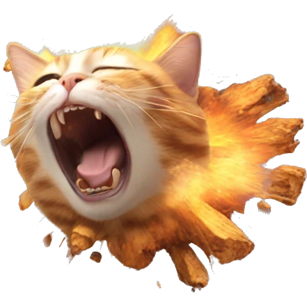 Cat Explosion emoji