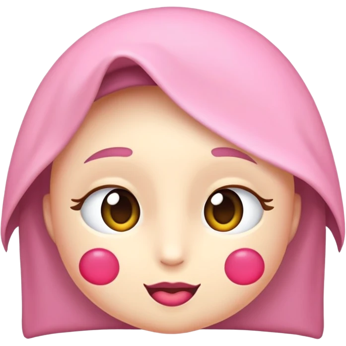 Овечка с розовой шерстью emoji