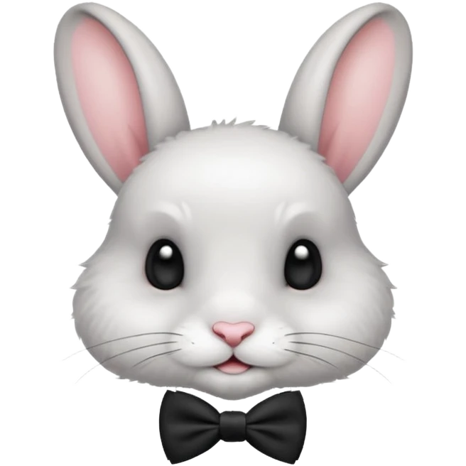 Coelho de laço emoji