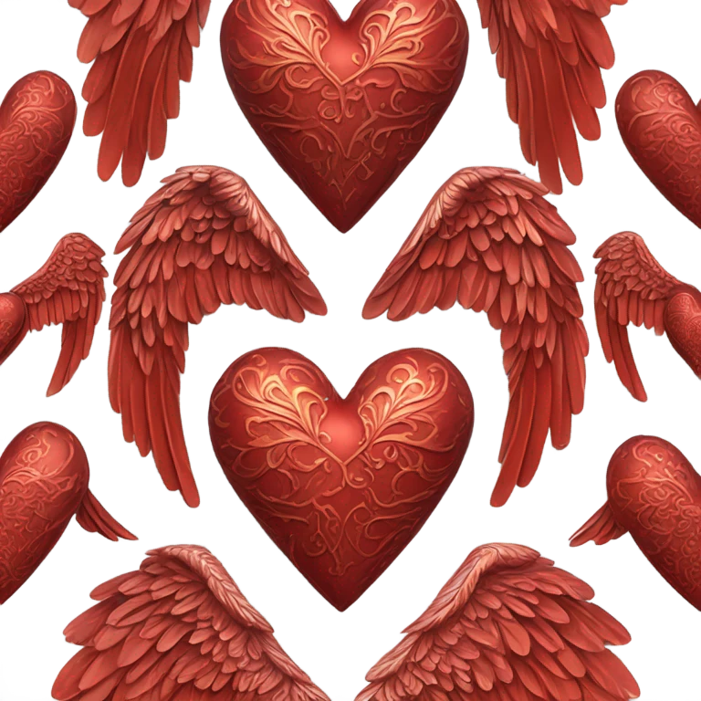 heart with angel wings emoji