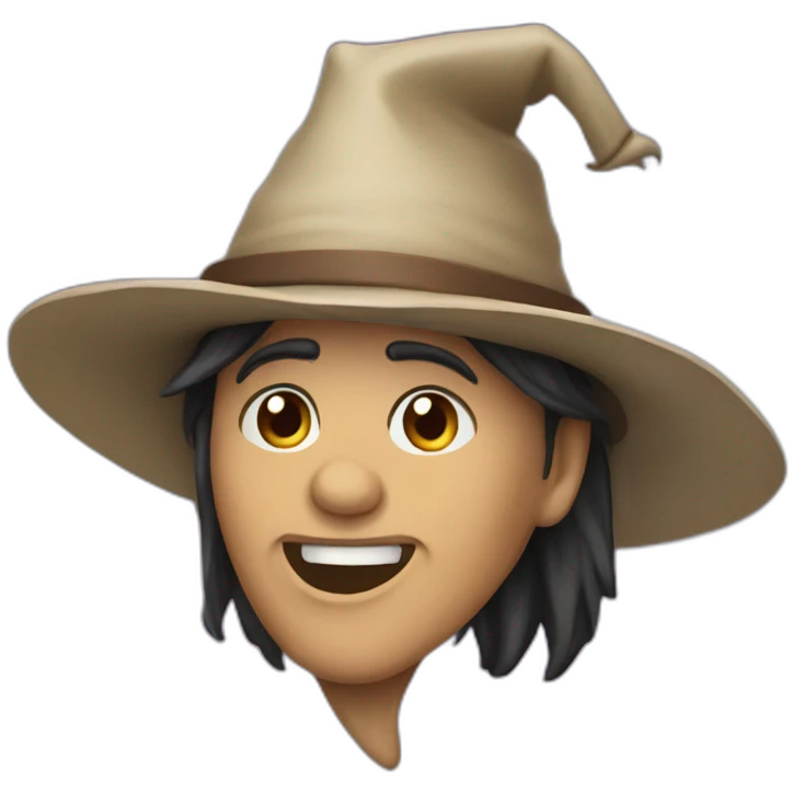 Chapéu bruxa emoji