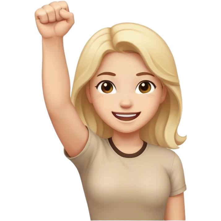 happy Girl Power emoji