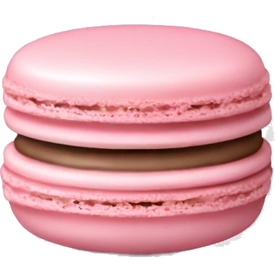 Light pink macaron emoji