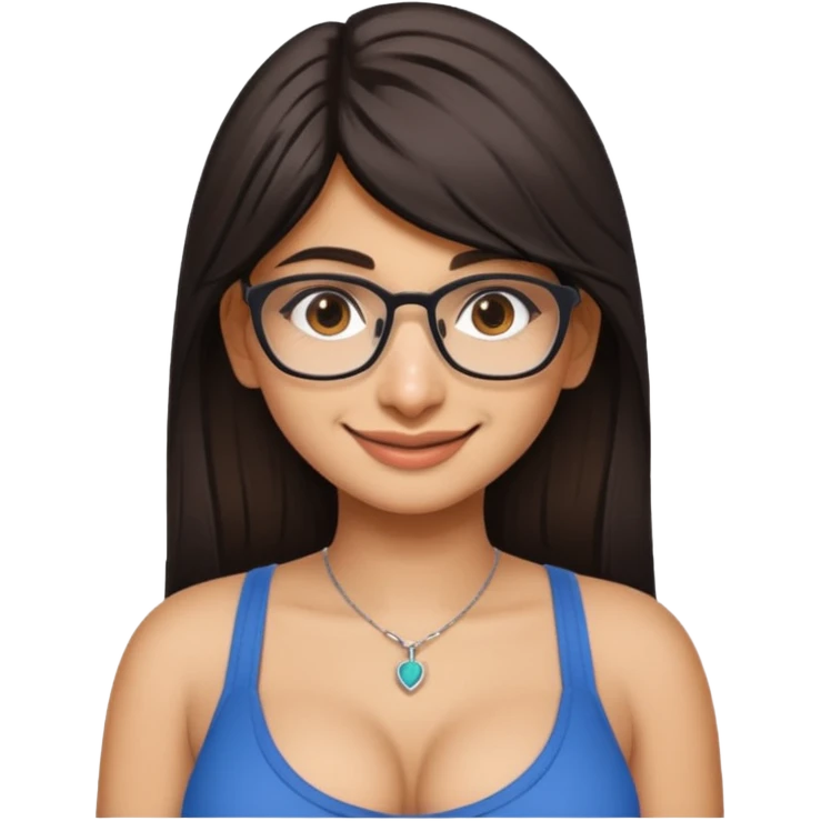 Mia Khalifa  avec des gros bzez et un gros décolleté  emoji