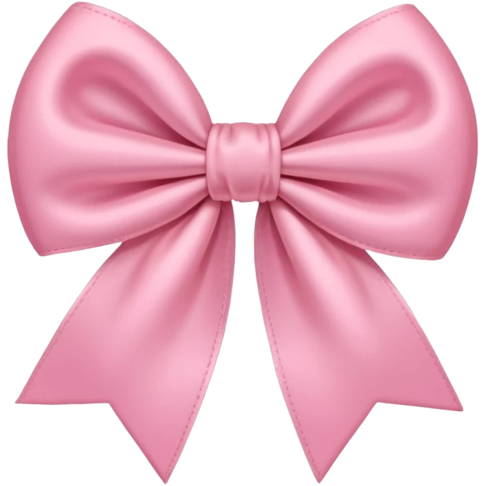 Pink Pastel Heart Bow emoji
