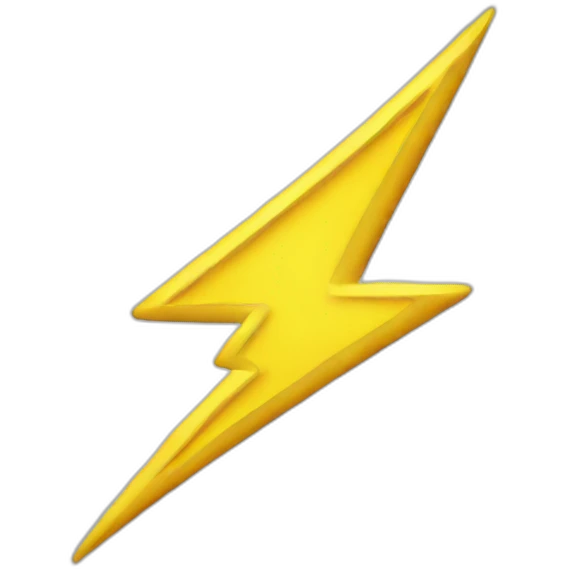 lightning bolt emoji