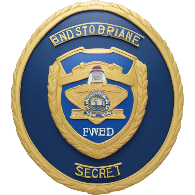 Brisbane Northside Secret police department badge emoji