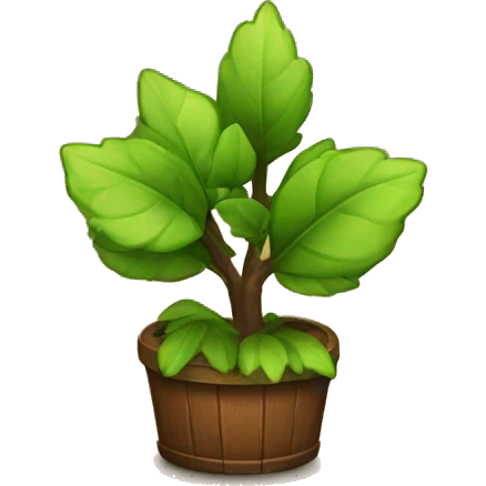 wood plant emoji