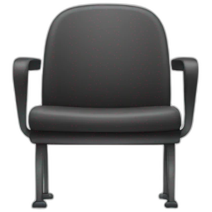 empty seat turning emoji