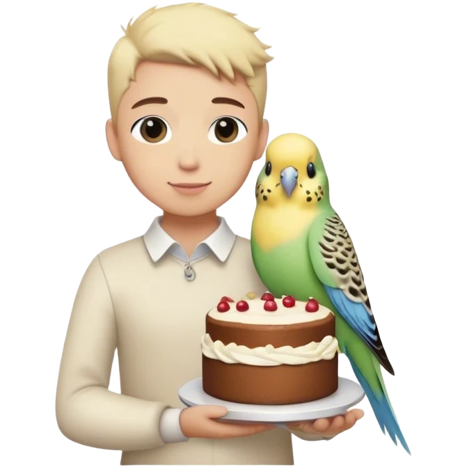 cakes and budgies emoji
