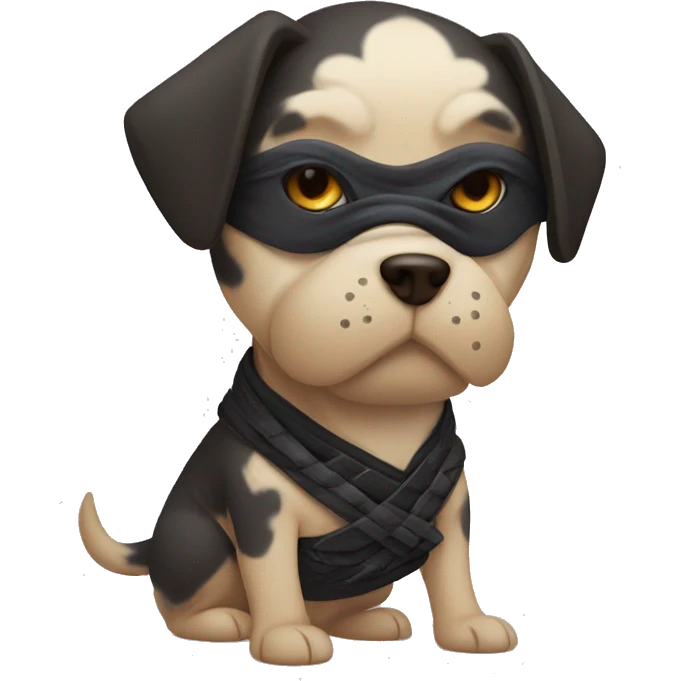 Dog ninja emoji