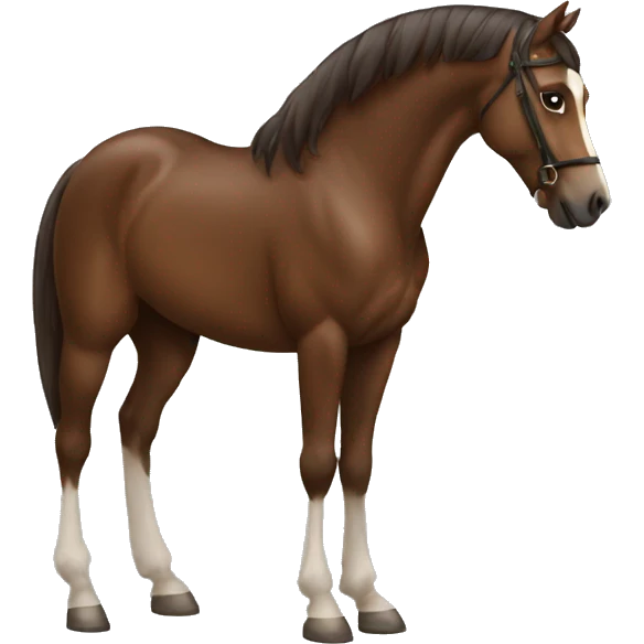 femme brune queue de cheval emoji