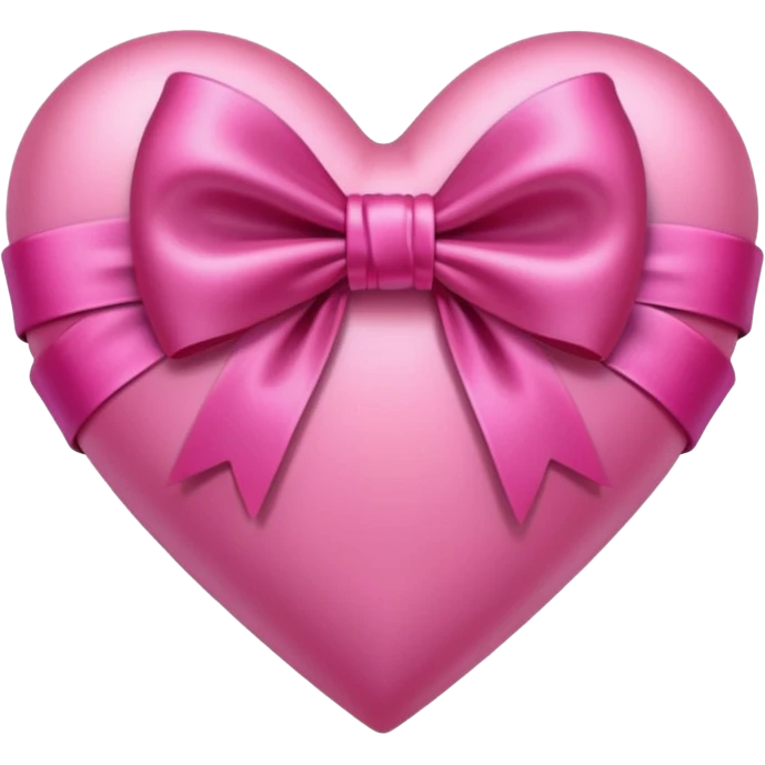 Like Pink Heart wrapped in a dark pink bow emoji