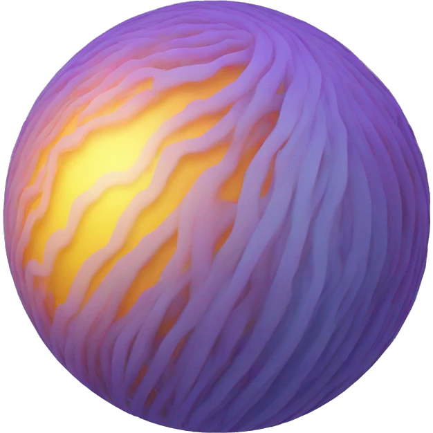 sphere emitting waves, more refined emoji