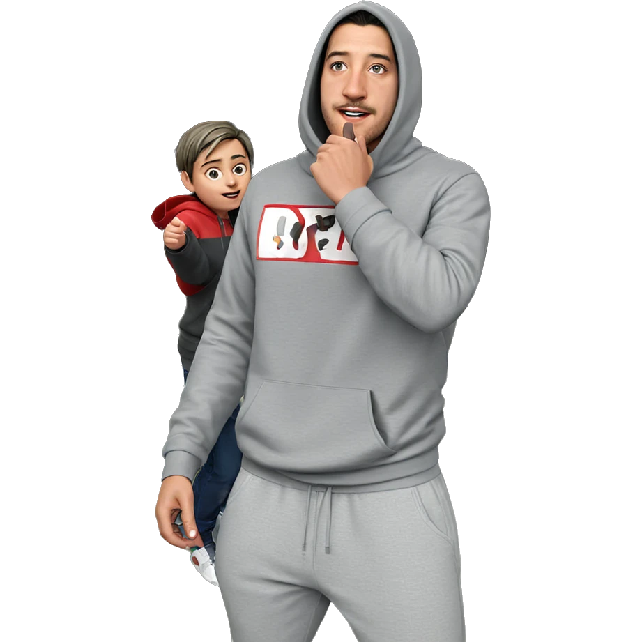 boys in grey hoodies emoji