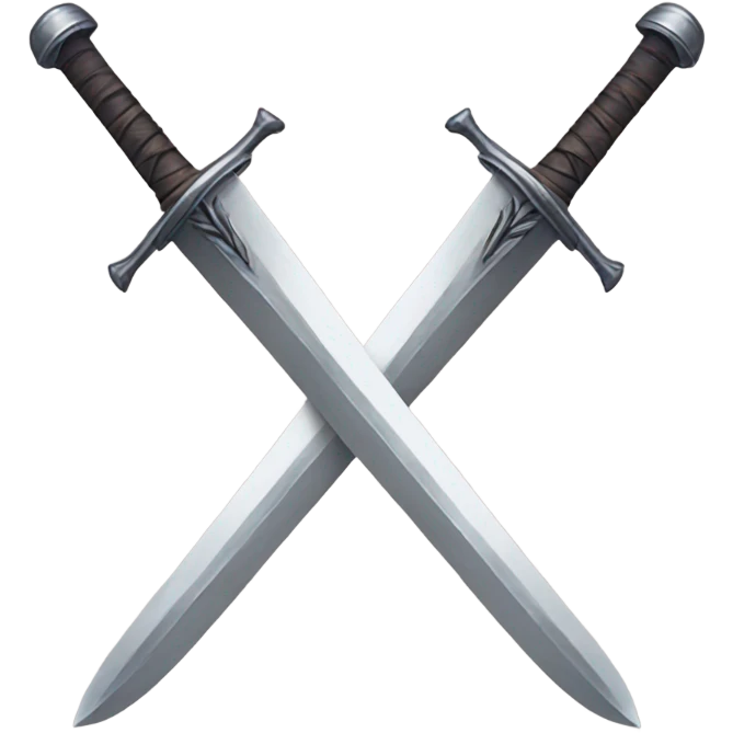 Two swords and one palm emoji