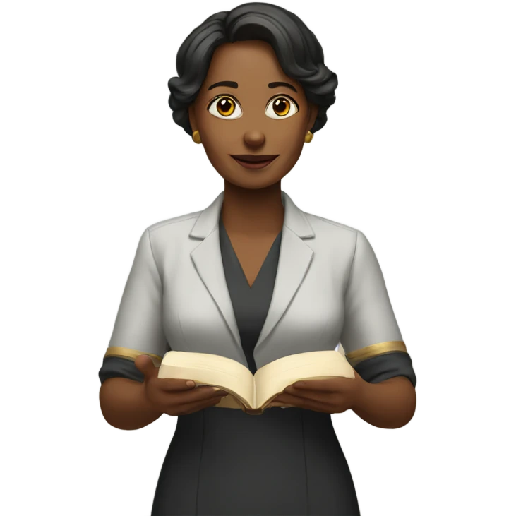 woman taking oath emoji