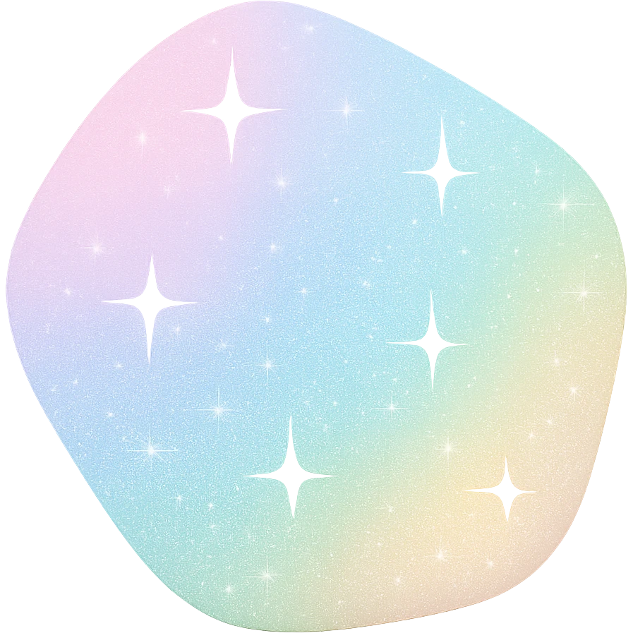 sparkly pastel object, remove background emoji