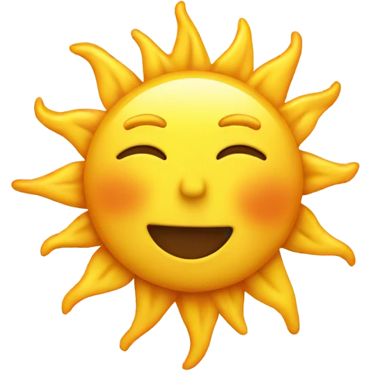 Sun emoji