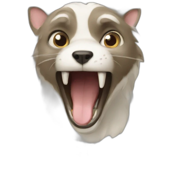 Animal crazy emoji