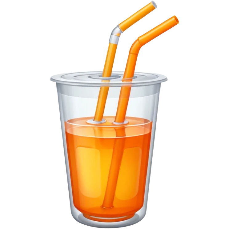 straw with cup emoji