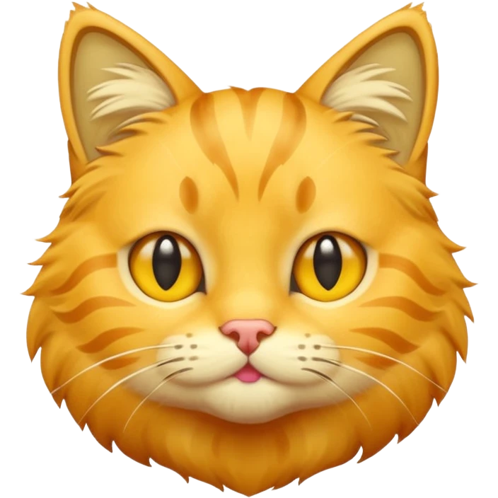 A yellow cat emoji