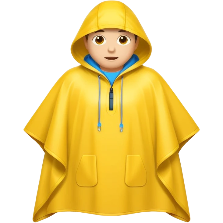 rain poncho emoji