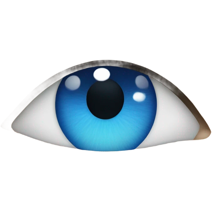 blue eyes emoji