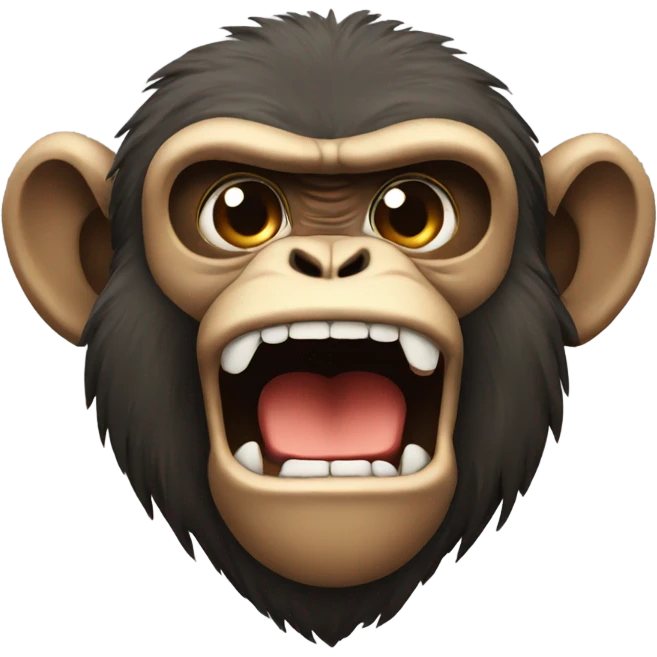 Angry monkey  emoji